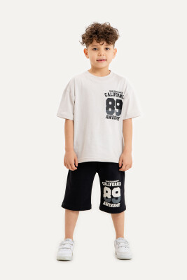 Wholesale Boys 2-Piece T-Shirt and Shorts Set 6-9Y Gold Class 1010-3611 - 3