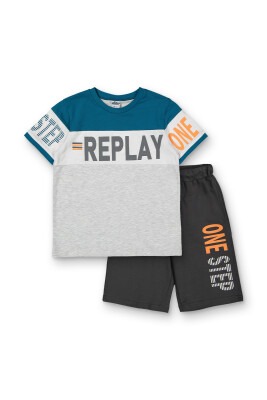 Wholesale Boys 2-Piece T-shirt and Shorts Set 8-14Y Elnino 1025-22159 - 1