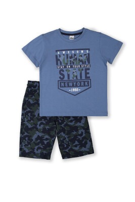 Wholesale Boys 2-Piece T-shirt and Shorts Set 8-14Y Elnino 1025-22160 - 2