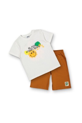 Wholesale Boys 2-Piece T-shirt and Shorts set 8-14Y Elnino 1025-22167 - Elnino