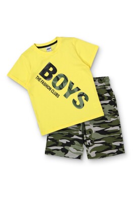 Wholesale Boys 2-Piece T-Shirt and Shorts Set 8-14Y Elnino 1025-22169 - Elnino