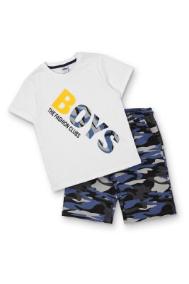 Wholesale Boys 2-Piece T-Shirt and Shorts Set 8-14Y Elnino 1025-22169 - Elnino (1)