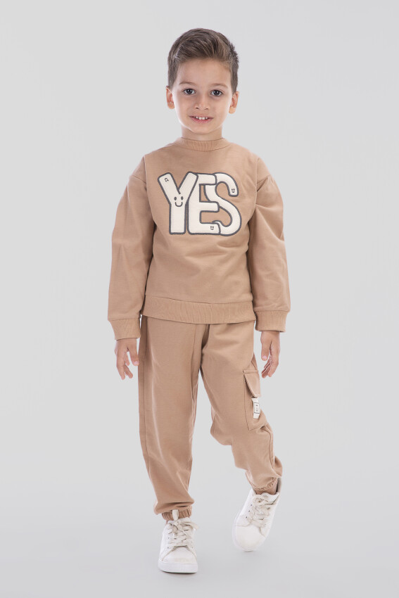 Wholesale Boy's 2-Piece Tracksuit Set 2-5Y Tuffy 1099-0852 - 7