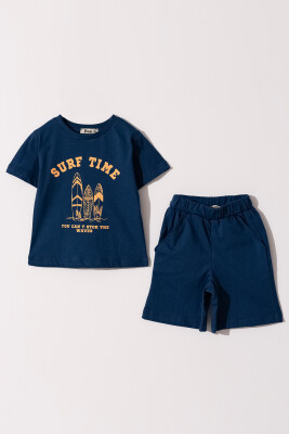 Wholesale Boys 2-Pieces T-shirt and Short Set 2-5Y Piop 2055-PE24-0132 - Piop