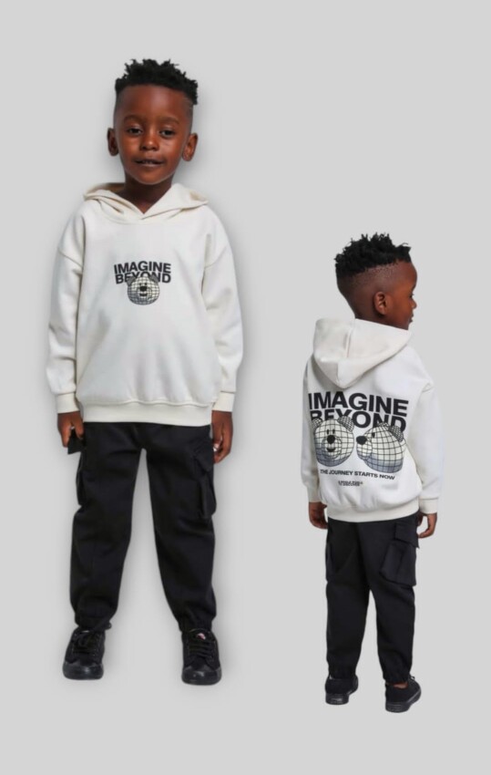 Wholesale Boys' 2pcs Sweat and Pants Tracksuit Set 2-10Y KidsRoom 1031-8028 - 1