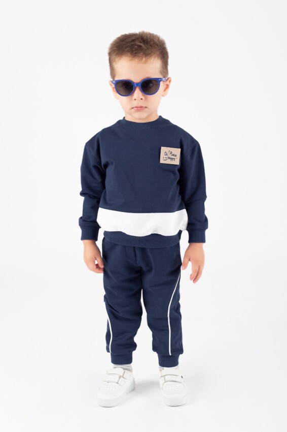 Wholesale Boys' 2pcs Tracksuit Set 1-5Y Pafim 2041-K24-9014 - 3