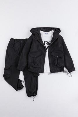 Wholesale Boys 3-Piece Bodysuit, Jacket and Pants Set 6-9Y Gold Class 1010-3568 - 1