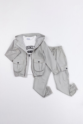 Wholesale Boys 3-Piece Jacket, Body and Pants Set 2-5Y Gold Class 1010-2516 - 2