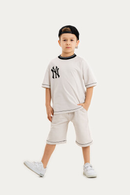Wholesale Boys 3-Piece T-Shirt, Hat and Shorts Set 10-13Y Gold Class 1010-4602 - 3