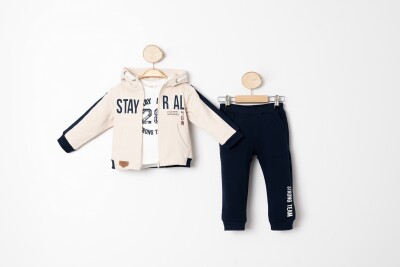 Wholesale Boys 3-Piece Tracksuit Set 1-4Y Sani 1068-20049 - Sani