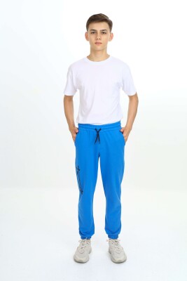 Wholesale Boys' Basic Sweatpants 11-14Y Nickel 2060-20096-3 - Nickel