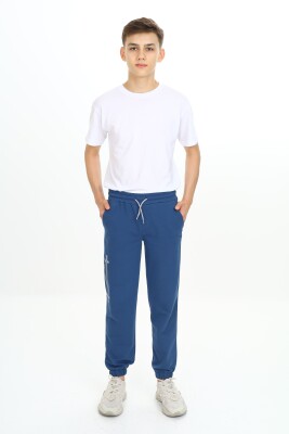 Wholesale Boys' Basic Sweatpants 11-14Y Nickel 2060-20096-3 - 4