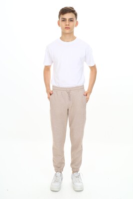 Wholesale Boys' Basic Sweatpants 11-14Y Nickel 2060-20101-3 - 3