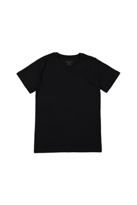 Wholesale Boys Basic T-Shirt 9-12Y Divonette 1023-7651-4 Black