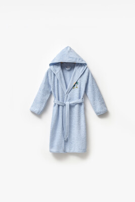 Wholesale Boys' Bathrobe 13-16Y Ramel Kids 1072-415 Blue