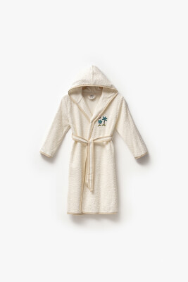 Wholesale Boys' Bathrobe 13-16Y Ramel Kids 1072-415 Beige