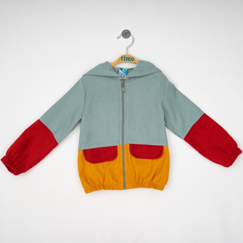 Wholesale Boys Cardigan 2-5Y Timo 1018-T4EDÜ012223582 - 3