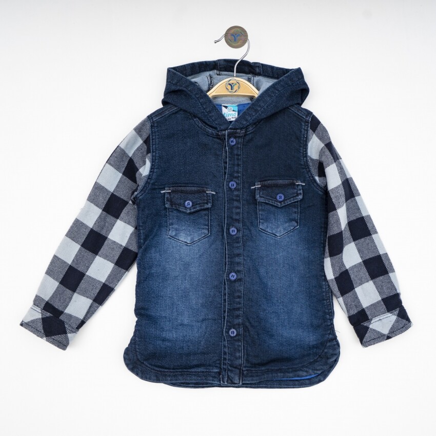 Wholesale Boys Jean Shirt 6-9Y Timo 1018-101308913 - 1