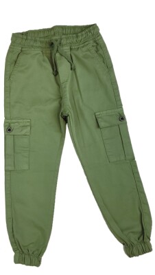 Wholesale Boys Linen Pants 3-8Y Lemon 1015-8700-R106-C - Lemon
