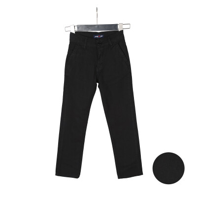 Wholesale Boys' Linen Pants 6-15Y Flori 1067-23032-2 Black