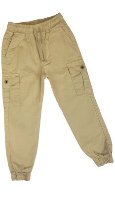 Wholesale Boys Linen Pants 9-14Y Lemon 1015-8700-R100-G - Lemon