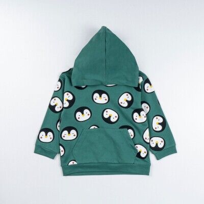 Wholesale Boys Penguin Printed Sweatshirt 2-5Y Divonette 1023-3265-2 - Divonette