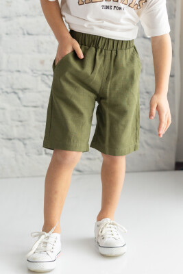 Wholesale Boys Pocket Shorts 3-14Y Zeyland 1070-241Z3YZD03 Khaki