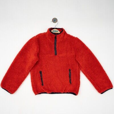 Wholesale Boys Polar Sweatshirt 2-5Y Timo 1018-T4EÖÜ012223802 Tile Red 