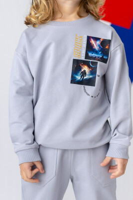 Wholesale Boys Printed Basic Sweatshirt 3-14Y Zeyland 1070-241Z3SPC61 - 2