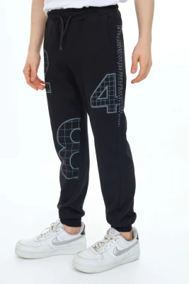 Wholesale Boys Printed Sweatpants 7-10Y Nickel 2060-20069-2 - 16