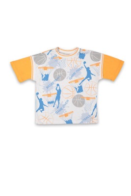 Wholesale Boys Printed T-Shirt 6-9Y Tuffy 1099-8116 - 2
