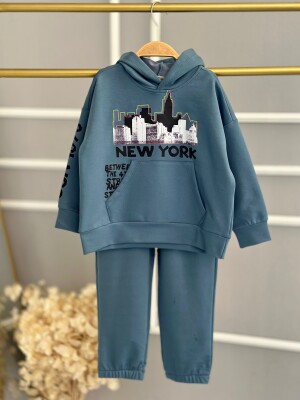 Wholesale Boys Printed Tracksuit Set 2-10Y KidsRoom 1031-8011-1 - 3