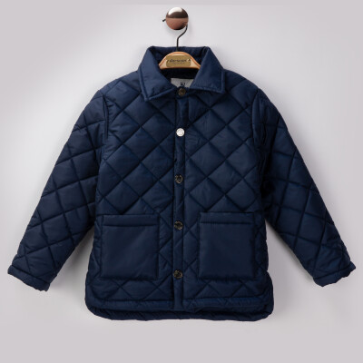 Wholesale Boys' Quilted Jacket 7-11Y Verscon 2031-6988 - 1