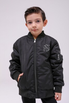 Wholesale Boys' Seasonal Jacket 3-14Y Benitto Kids 2007-51294 Black