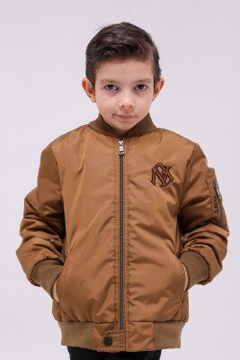 Wholesale Boys' Seasonal Jacket 3-14Y Benitto Kids 2007-51294 Brown