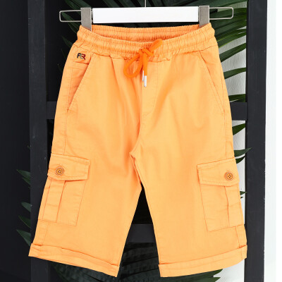 Wholesale Boys Short 1-5Y Flori 1067-22218-1 Orange