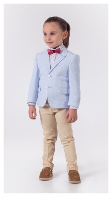 Wholesale Boys Suit Set 1-4Y Lemon 1015-9812 Blue