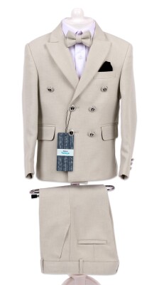 Wholesale Boys Suit Set with Jacket Vest Pants Shirt 13-16Y Terry 1036-5689 - Terry