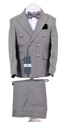 Wholesale Boys Suit Set with Jacket Vest Pants Shirt 3-7Y Terry 1036-5687 - Terry (1)