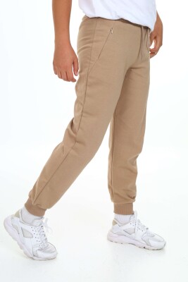 Wholesale Boys Sweatpants with Pocket 7-10Y Nickel 2060-20076-2 - 2