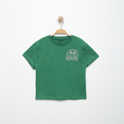 Wholesale Boys T-shirt 6-9Y Divonette 1023-6507-3 Green