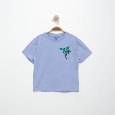 Wholesale Boys T-shirt 6-9Y Divonette 1023-6808-3 Blue
