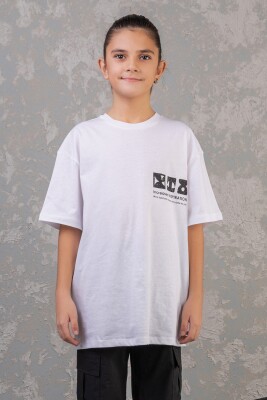 Wholesale Boys T-shirt 9-14Y DMB Boys&Girls 1081-7550 White