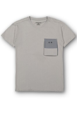Wholesale Boys T-Shirts 10-13Y Divonette 1023-7760-4 Gray