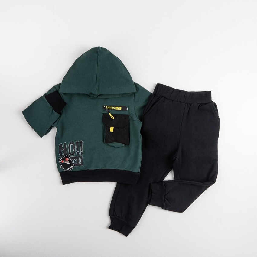 Wholesale Boys Tracksuit Set 1-4Y Pankido 2037-9634 - 1