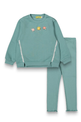 Wholesale Floral Sweatshirt and Leggings Set for Girls 3-6Y Balbala 1048-25BAL502 - 2