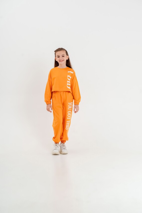 Wholesale Girl 2-Piece Tracksuit Set 6-9Y Matmazel 2021-8017 - 2