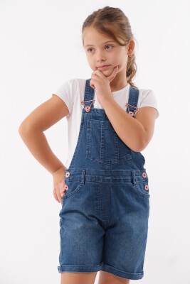 Little girls 2025 overall shorts