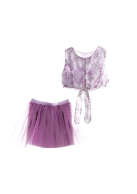 Wholesale Girls 2-Piece Blouse and Tulle Skirt 2-8Y Wogi 1030-WG-2519 - 1