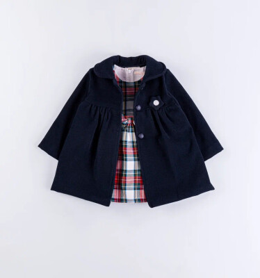 Wholesale Girls 2-Piece Dress and Coat Set 2-5Y BabyRose 1002-4613 Navy 